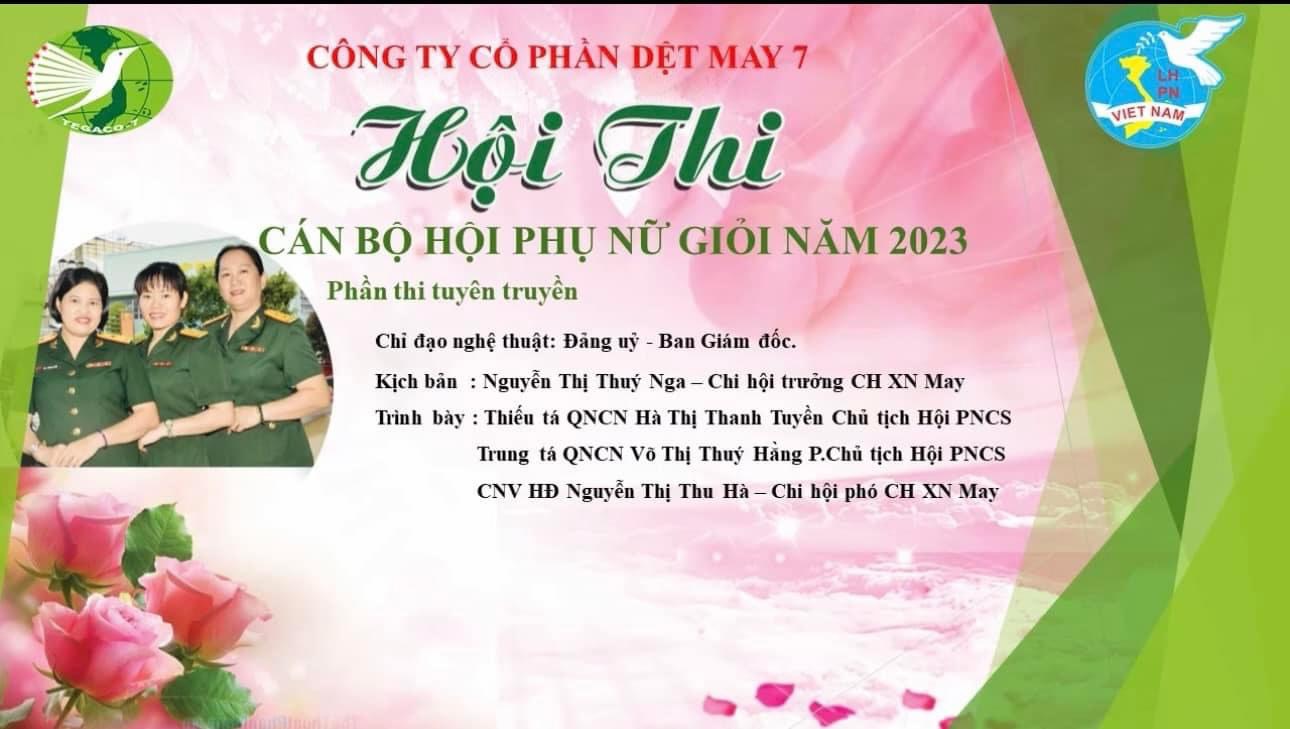 Hội thi Phụ nữ giỏi năm 2023
