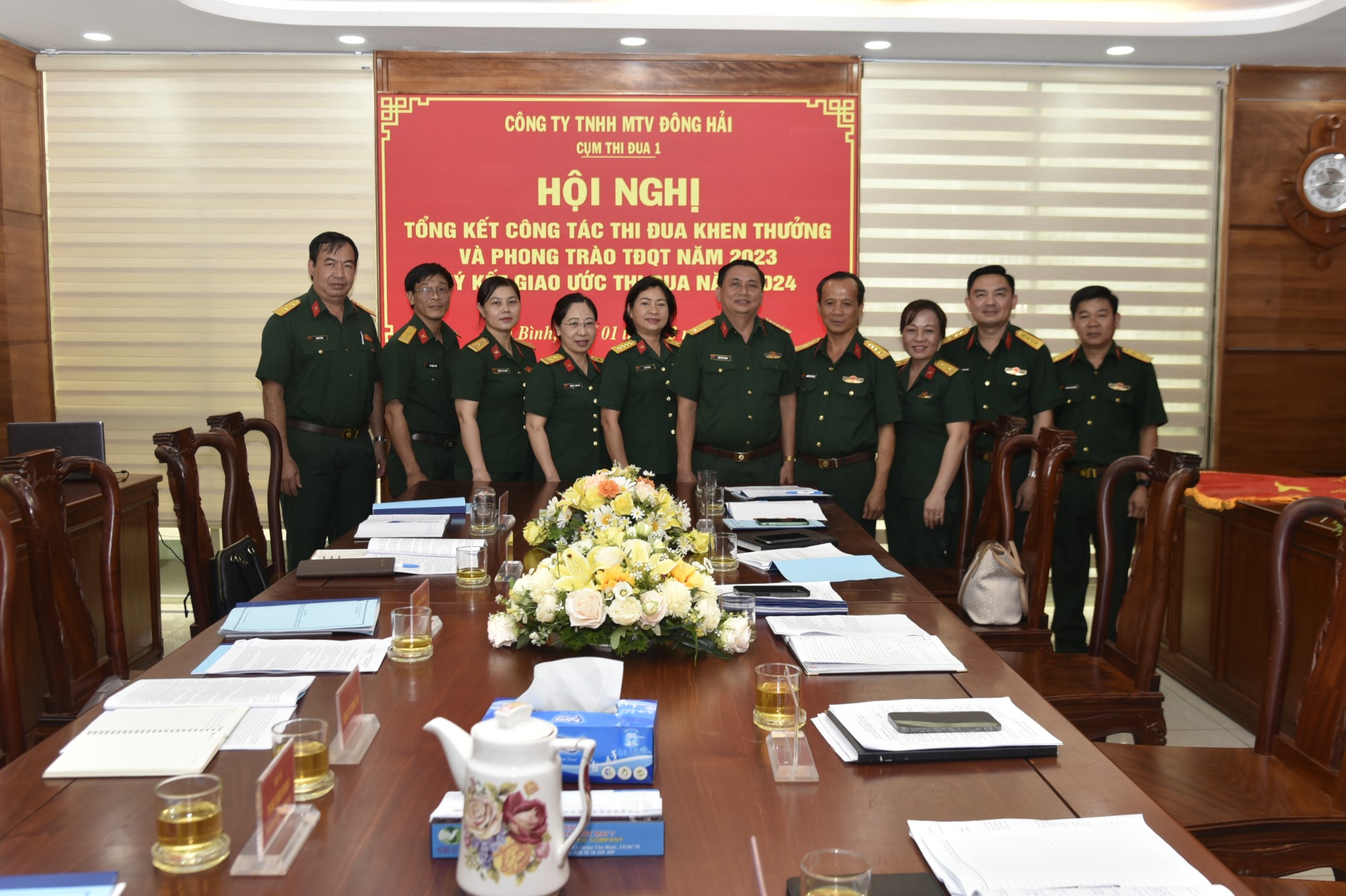 Hội nghị tổng kết công tác thi đua khen thưởng và phong trào TĐQT  năm 2023 và ký kết giao ước thi đua năm 2024