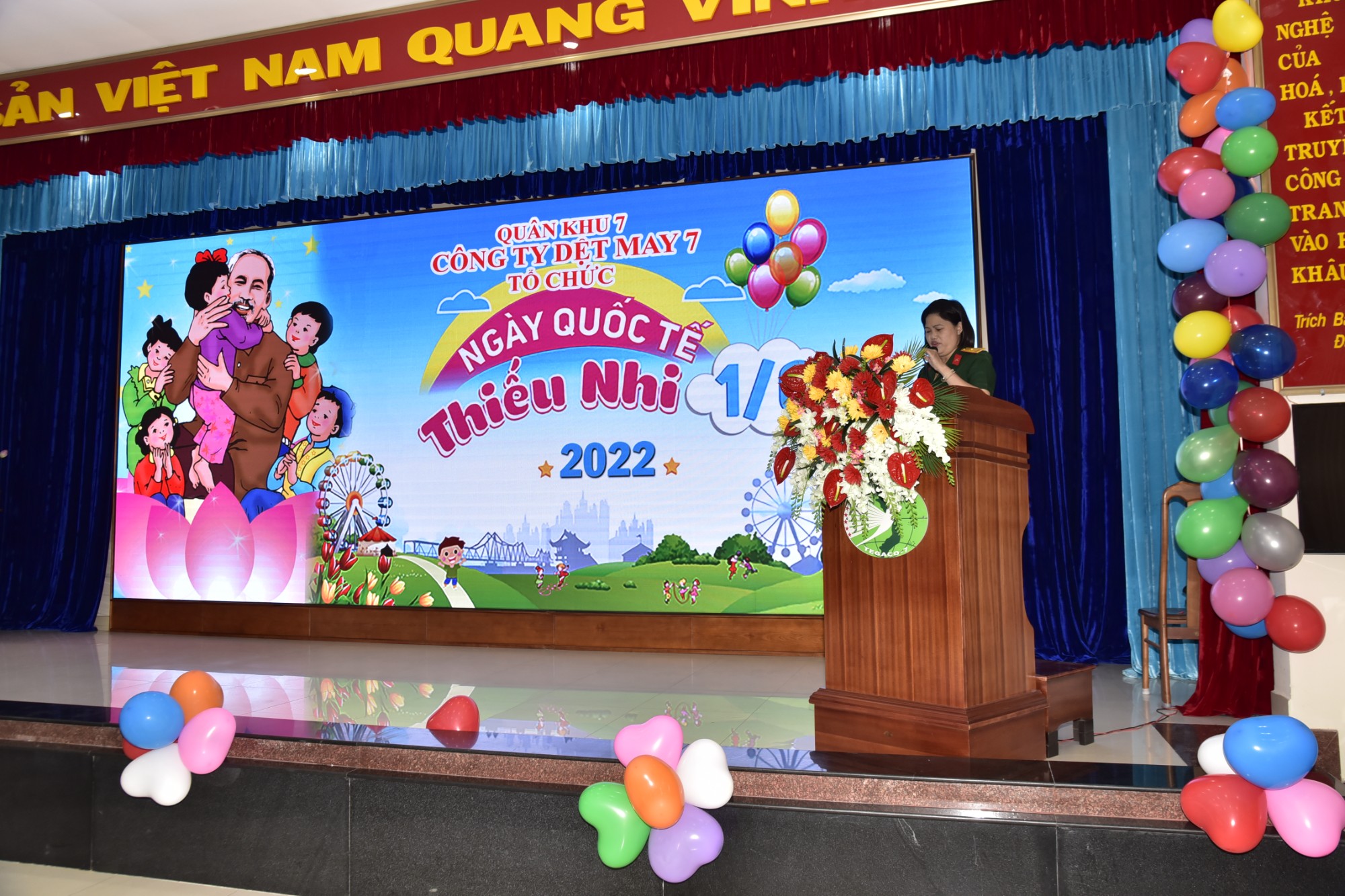 Công ty Cổ phần Dệt May 7 chăm lo cho trẻ em