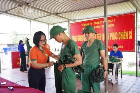 "Đồng hành giữ gìn nét đẹp quân phục chiến sĩ mới" năm 2026