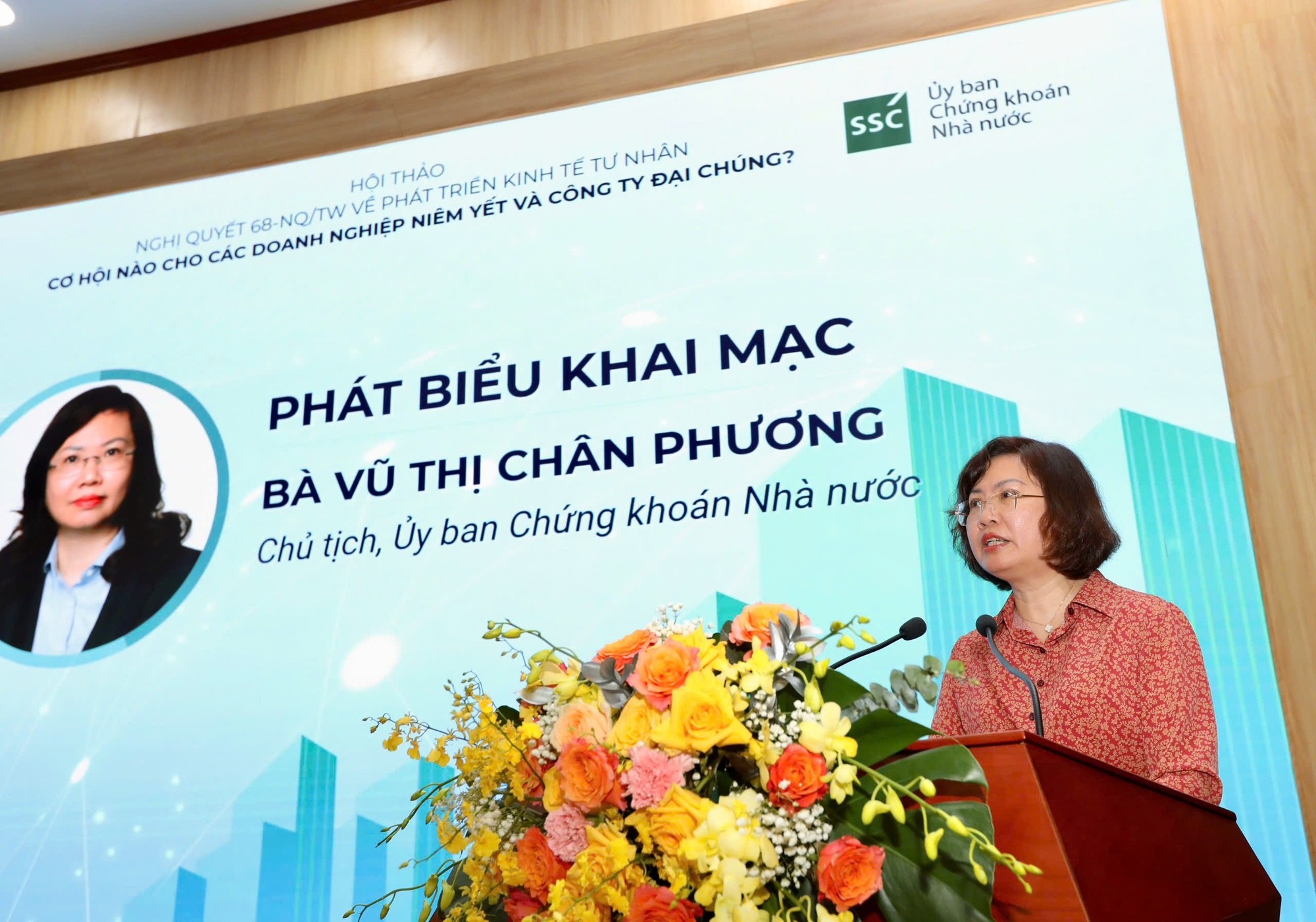 Chủ tịch UBCKNN: "Nghị quyết 68 tạo hiệu ứng lan tỏa tới doanh nghiệp niêm yết"